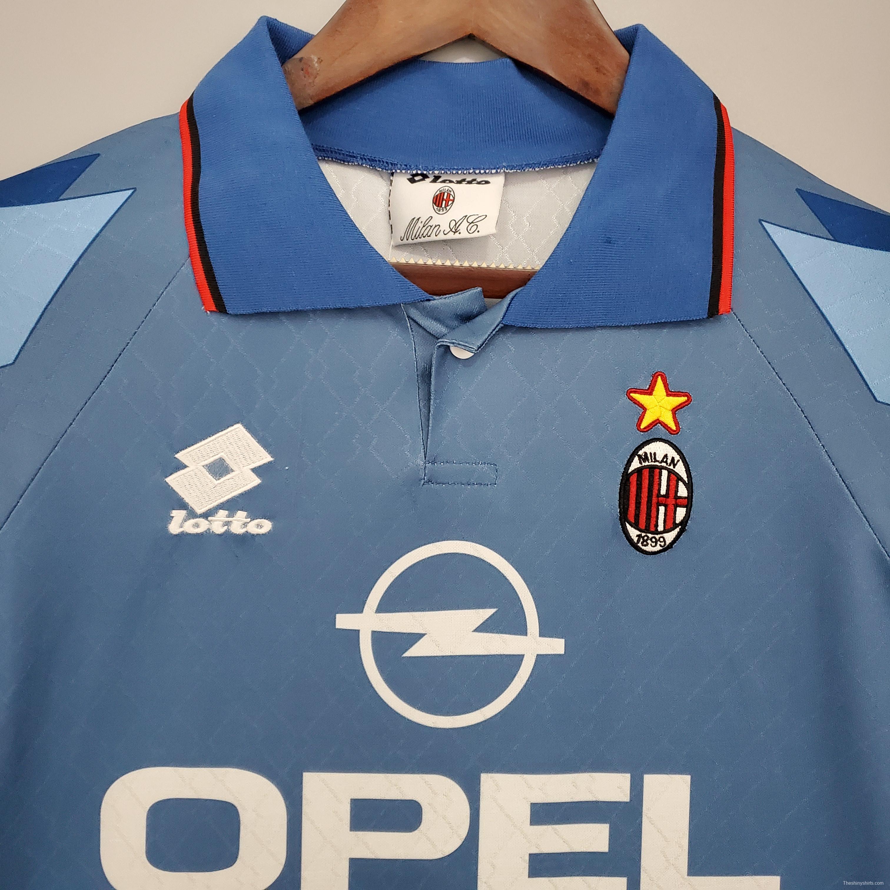 Retro 95/96 AC Milan third away Soccer Jersey