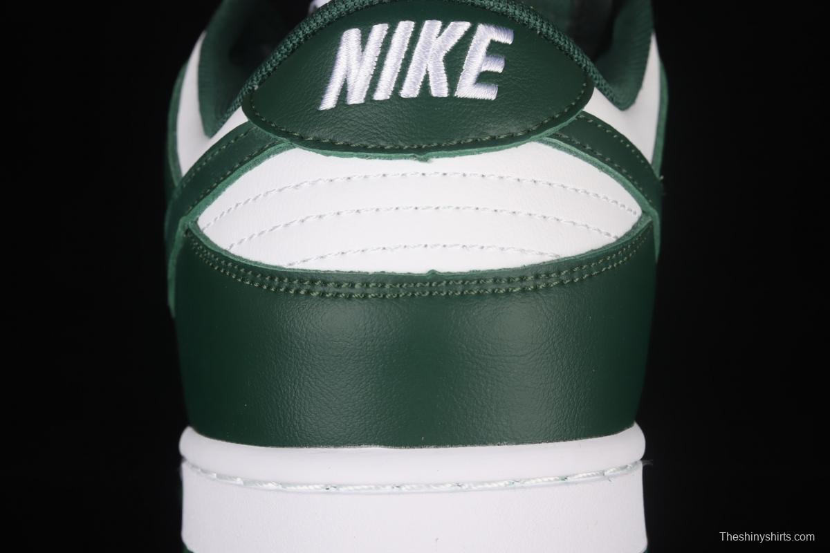 NIKE SB DUNK Low Team Green Michigan White and Green Slam Dunk Series low side Leisure Sports Skateboard shoes DD1391-101