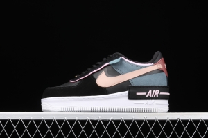 NIKE Air Force 1 ShAdidasow Rtl light weight heightened low-top 100-board shoes CU5315-001