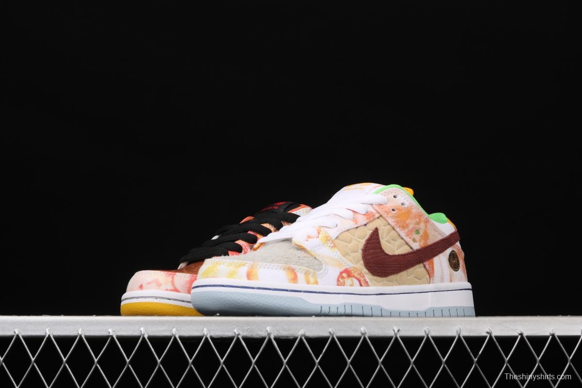 NIKE SB DUNK Low CNY joint style Chinese mandarin duck tie-dyed low-top skateboard shoes CV1628-800