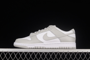 NIKE SB DUNK Low Grey Fog White Grey SB Buckle Breakbackboard Fashion Casual Sneakers DD1391-103