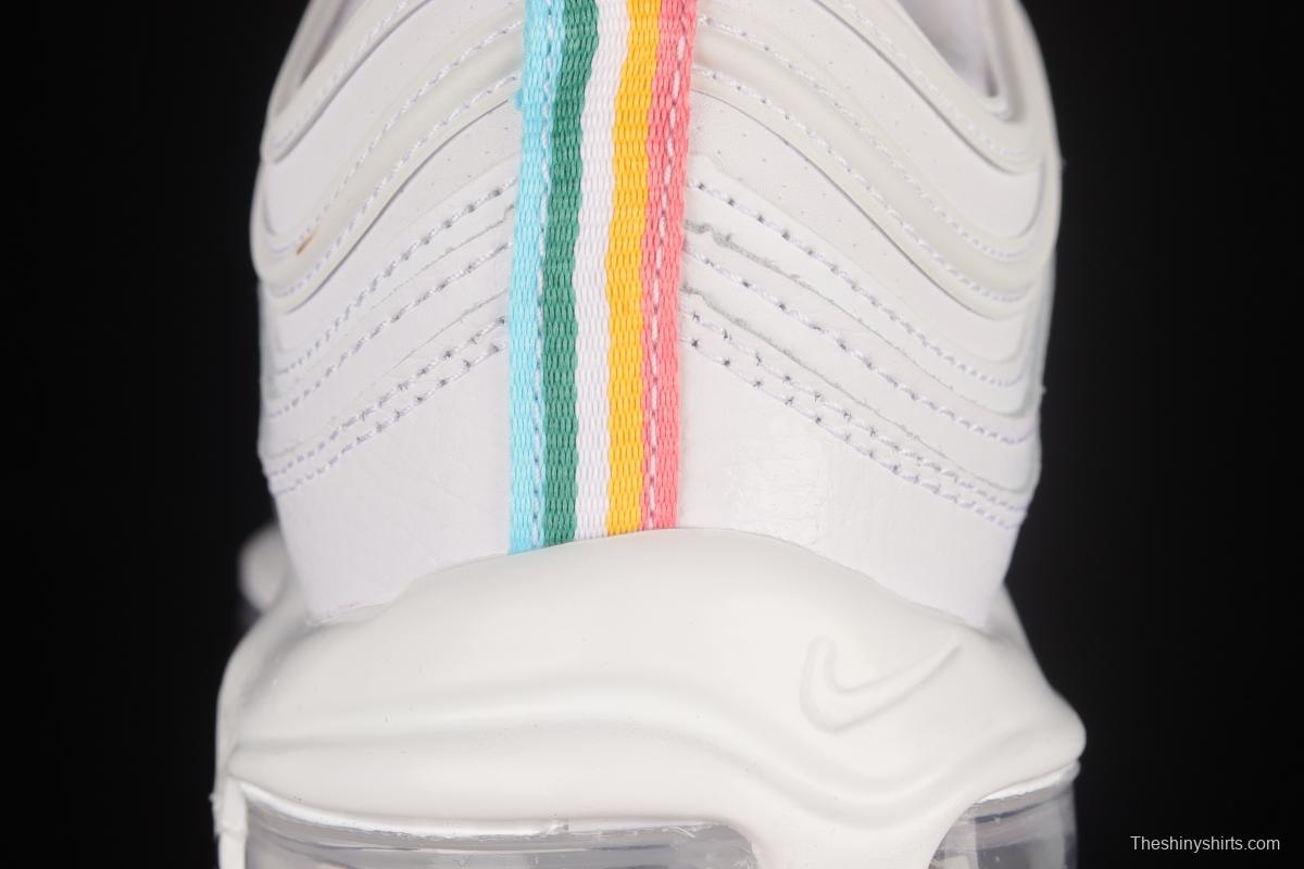 NIKE Air Max 97 SE Bullet Rainbow Color Air Cushion Running Shoes DH1592-100