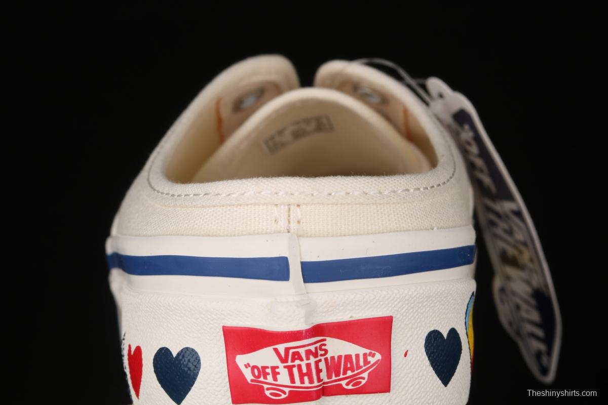 Vans Authentic Anaheim Valentine's Day Limited meter green love leisure half-drag VN0A54F7JTT