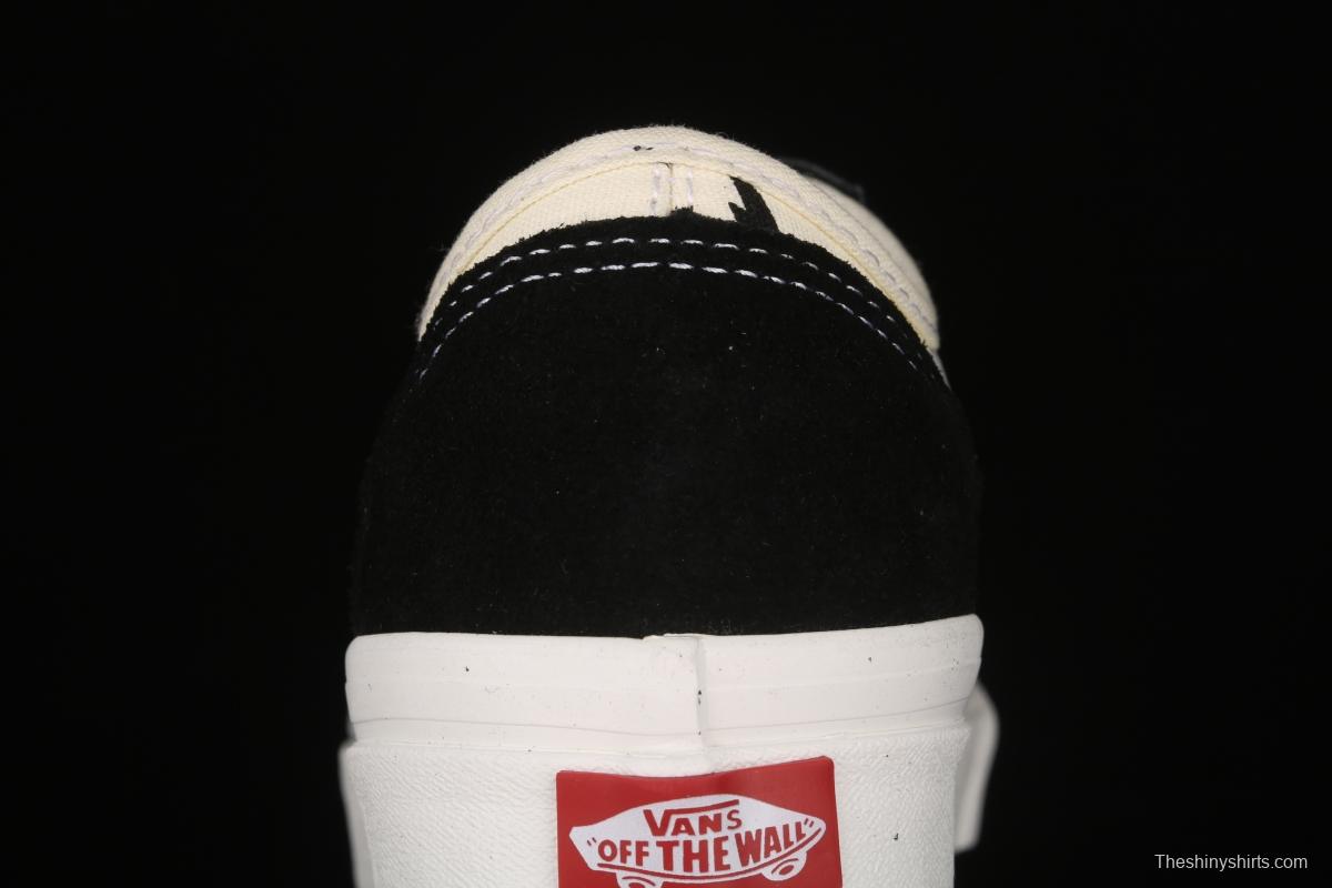 Vans Style 36 Cecon SF PEACEMINUSONE Baotou killer whale white print black maple leaf low-top board shoes VN0A3MVLK0A