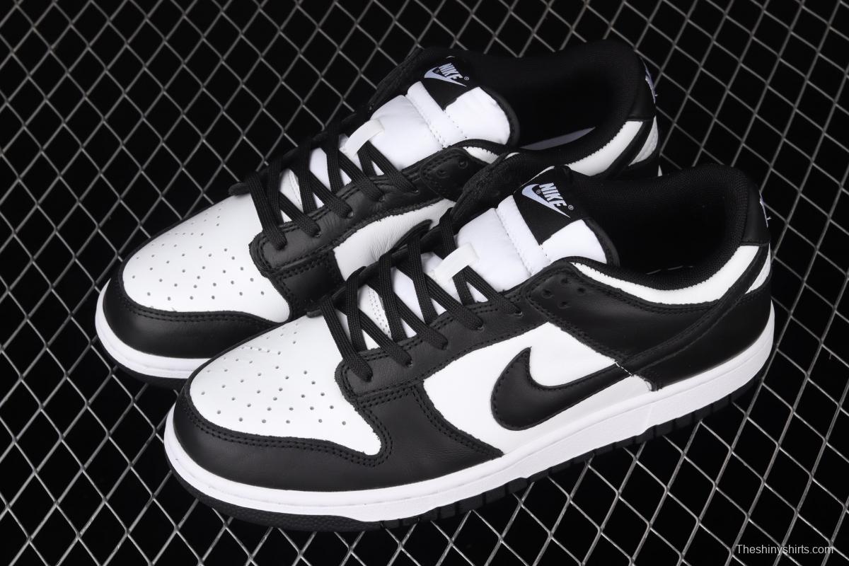 NIKE SB DUNK Low black and white panda head casual board shoes DD1391-100