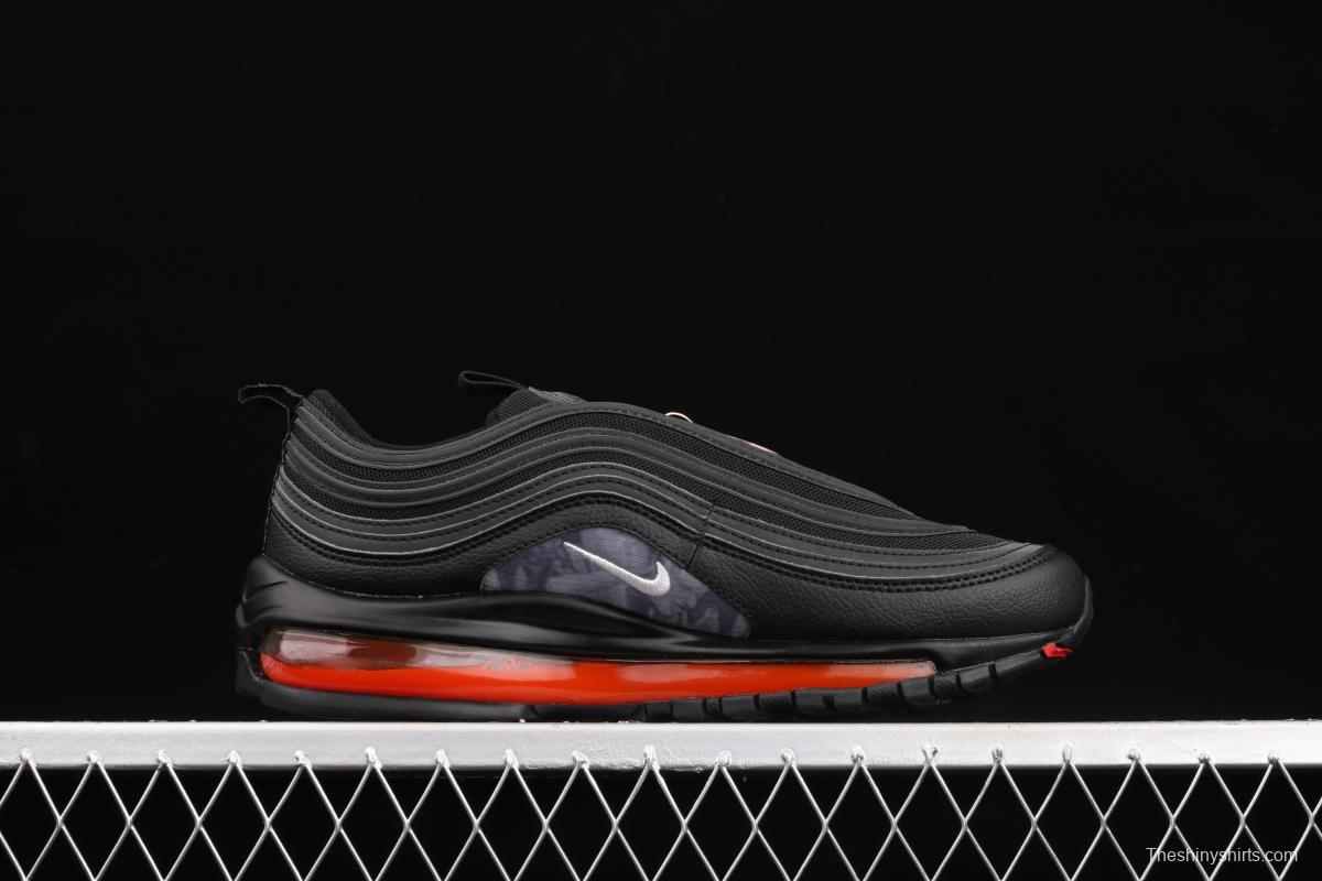 Mschf x Inri Air Max 97 Jesus Shoes Holy Water Black Grey 3M bullet running shoes DH4092-001