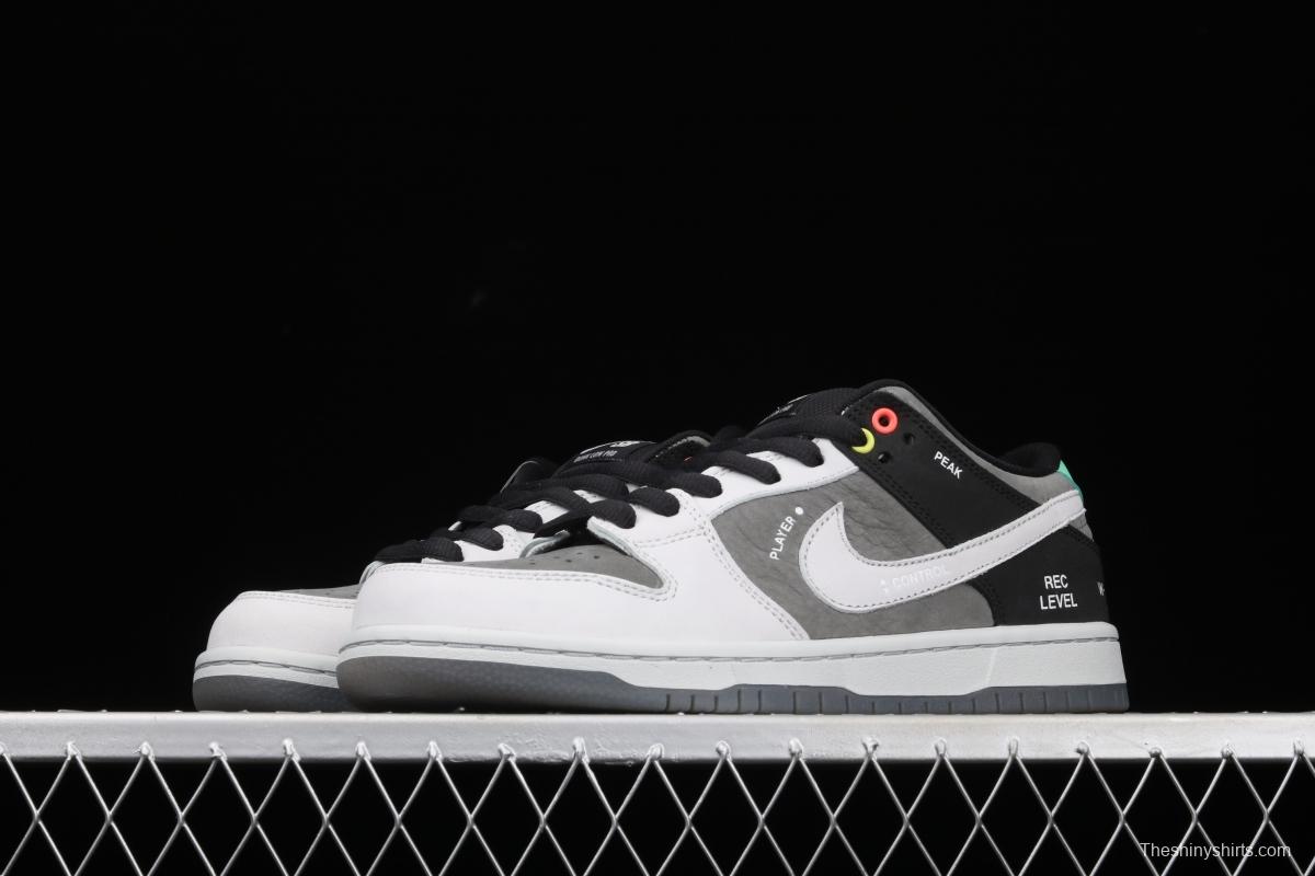 NIKE DUNK SB Low Pro ISO camera jointly named black and gray dunk series retro leisure sports skateboard shoes CV1659-001