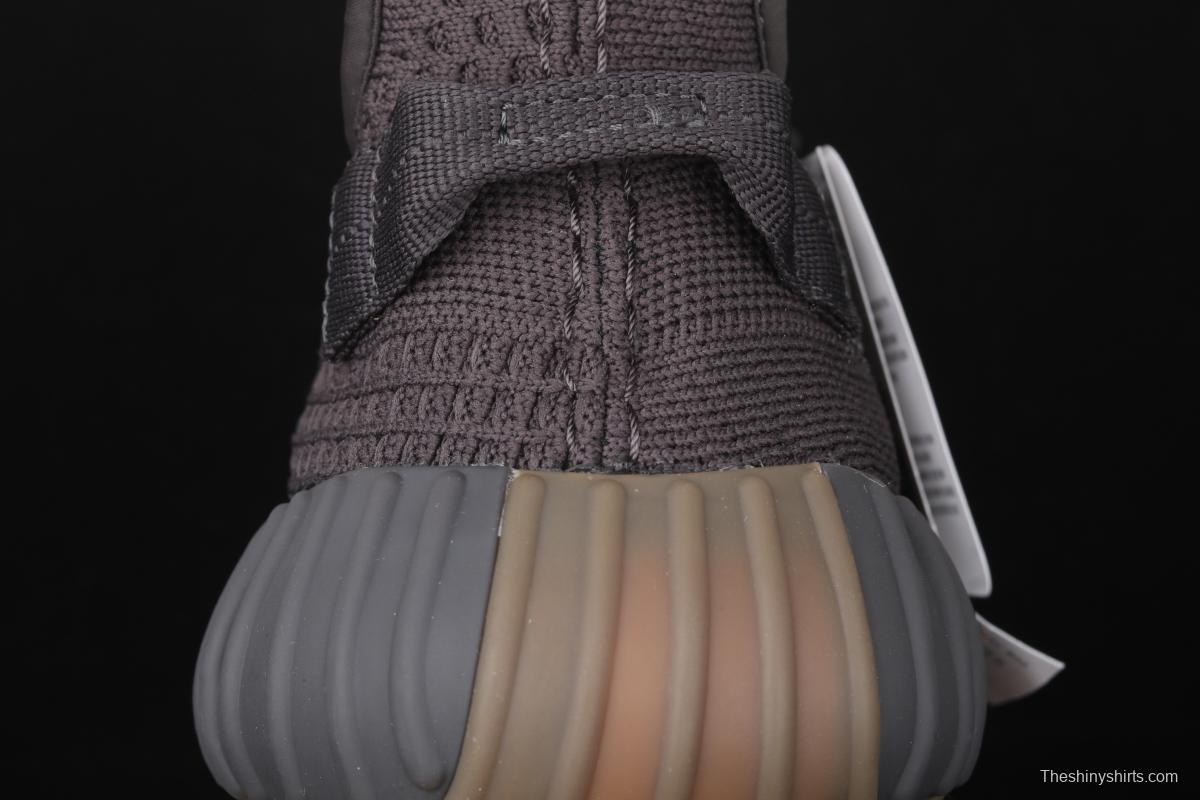 Adidas Yeezy Boost 350V2 Cinder FY4176 Darth Coconut 350 second generation hollowed-out side transparent rubber all over the sky star color BASF popcorn