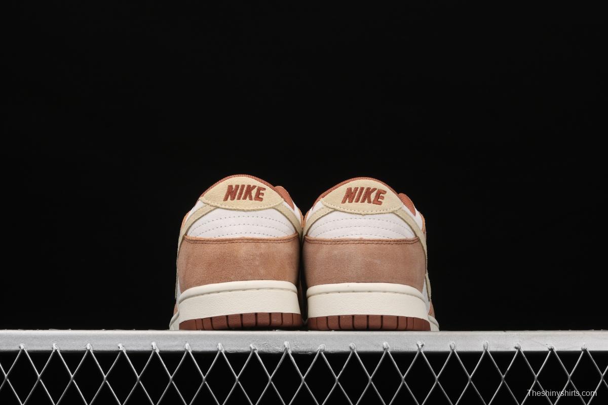 NIKE SB DUNK Low Prm milk brown SB buckle rebound fashion casual board shoes DD1390-100