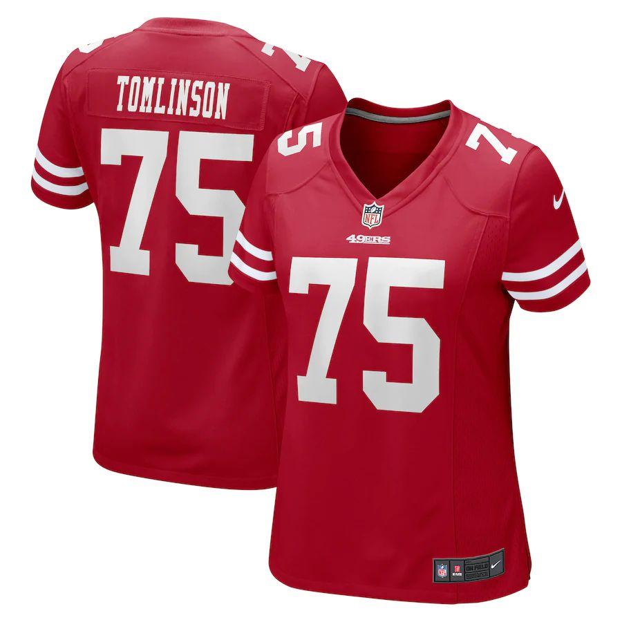 Women's Laken Tomlinson Scarlet Player Limited Team Jersey