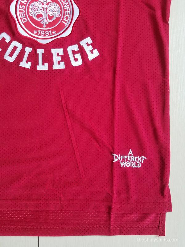 Dwayne Wayne 9 Hillman College Theater Maroon Basketball Jersey A Different World