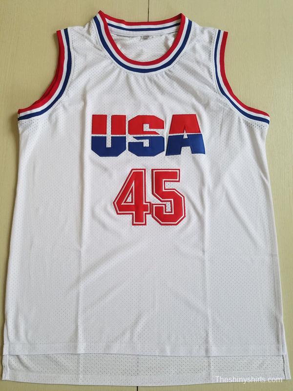 Donald Trump 45 USA Basketball Jersey