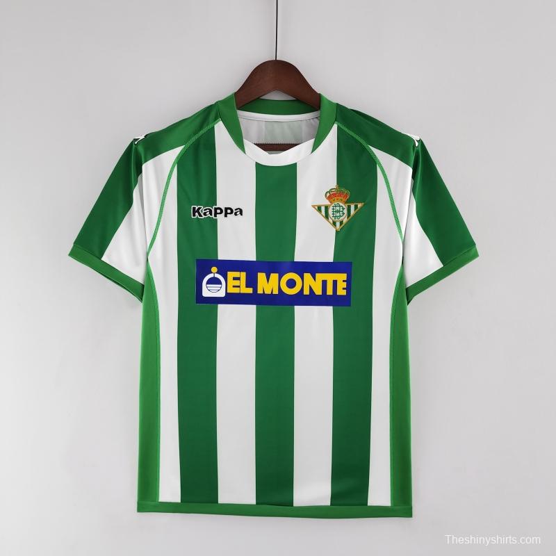 Retro Real Betis 01/02 Home Soccer Jersey