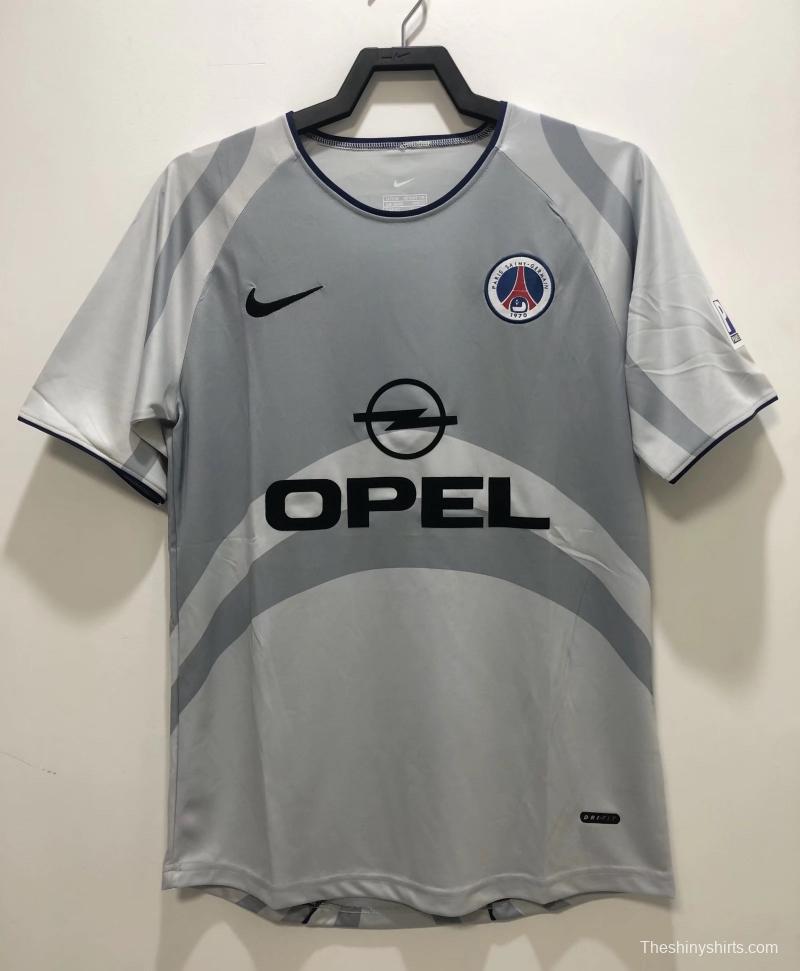 Retro 01/02 PSG Away Soccer Jersey