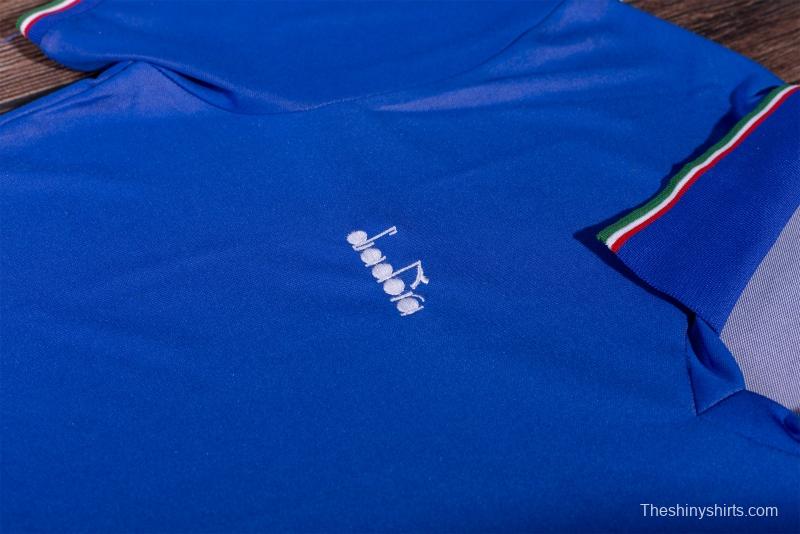 Retro 1990 Italy Home Soccer Jersey