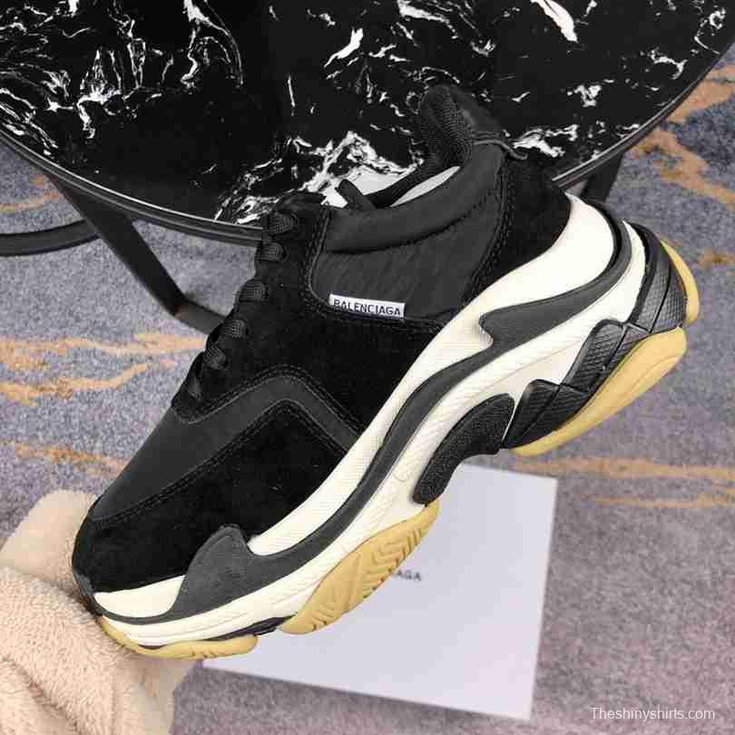 Men Balenciaga Triple-S 2 Yellow Black Sneaker