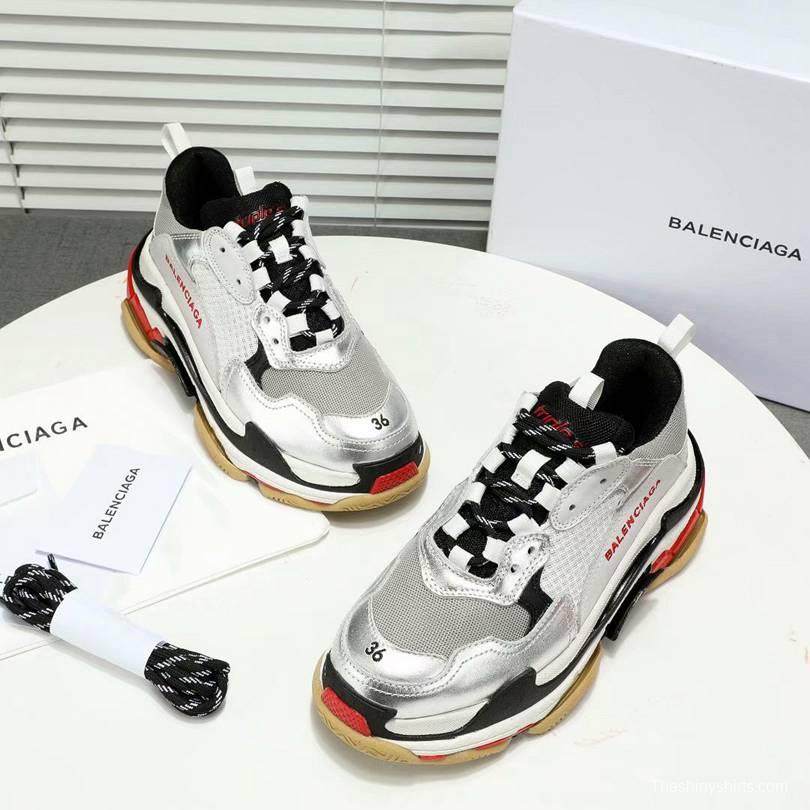 Men/Women Balenciaga Triple-S Sneaker Multi-Color Grey/Black Item 6380340