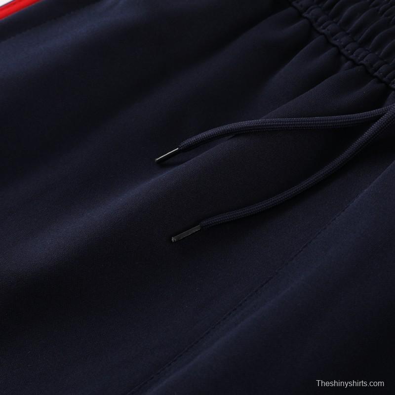 23/24 Olympique Lyonnais Blue Lyon Blue Full Zipper Jacket+Pants