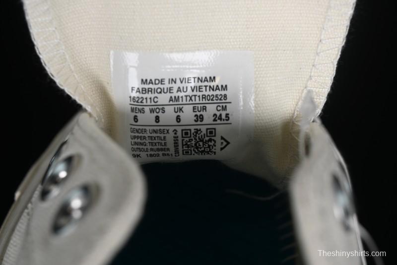 Converse Chuck 1970s Original Cream White Low-Top Casual Canvas Shoes - 151230C