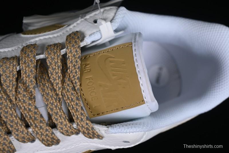 Nike Nocta x Nike Air Force 1 '07 Low "Certified Lover Boy" Khaki Classic Low-Top Casual Sneakers - LO1718-051