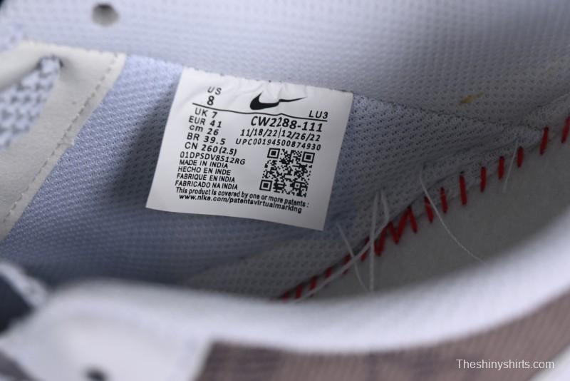 Nike Air Force 1 '07 Low Custom Casual Sneakers with Full-Length Air Cushion - CW2288-111