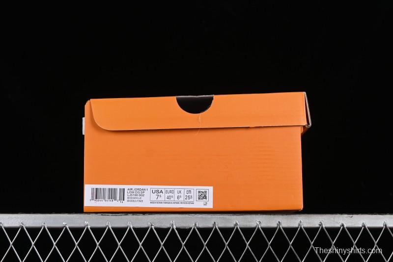 Nike Air Jordan 1 Low OG SP Travis Scott x Fragment Design Collaboration Sneakers - LJ5188-002