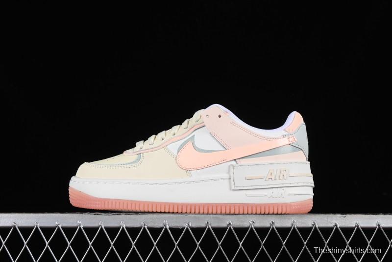Nike Air Force 1 Shadow Low-Top Sneakers with Lightweight EVA Midsole - DZ1847-105