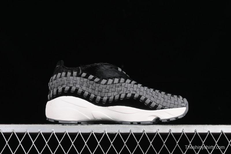 Nike Air Footscape Woven Asymmetrical Weave Slip-Resistant Low-Top Lifestyle Sneakers - FB1959-001