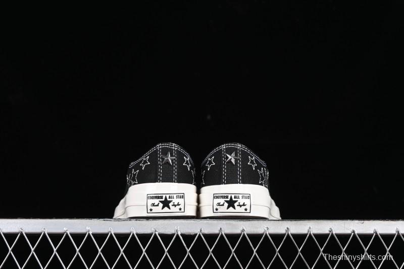 Converse Chuck 70 SNL Low Top Canvas Sneakers with Star Embroidery and Metal Studs - A11612C