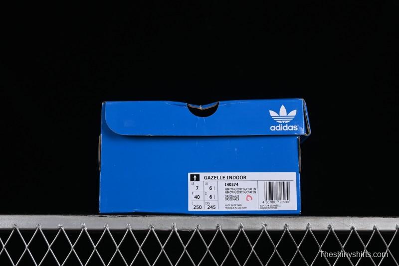 Adidas Originals Gazelle Indoor IH0374 Retro Casual Slip-Resistant Wear-Resistant Low-Top Sneakers