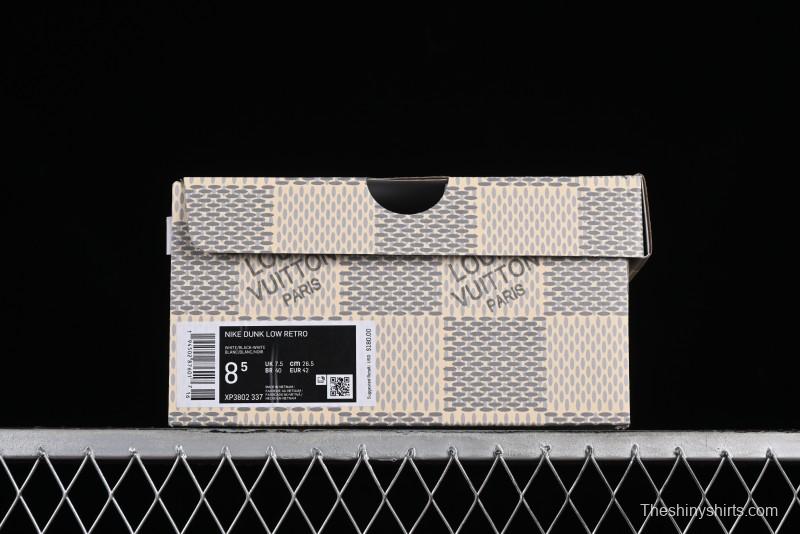 Nike SB Dunk Low LV Collaboration - Khaki Denim Anniversary High-End Custom Low-Top Casual Skate Shoes - XP3802-337