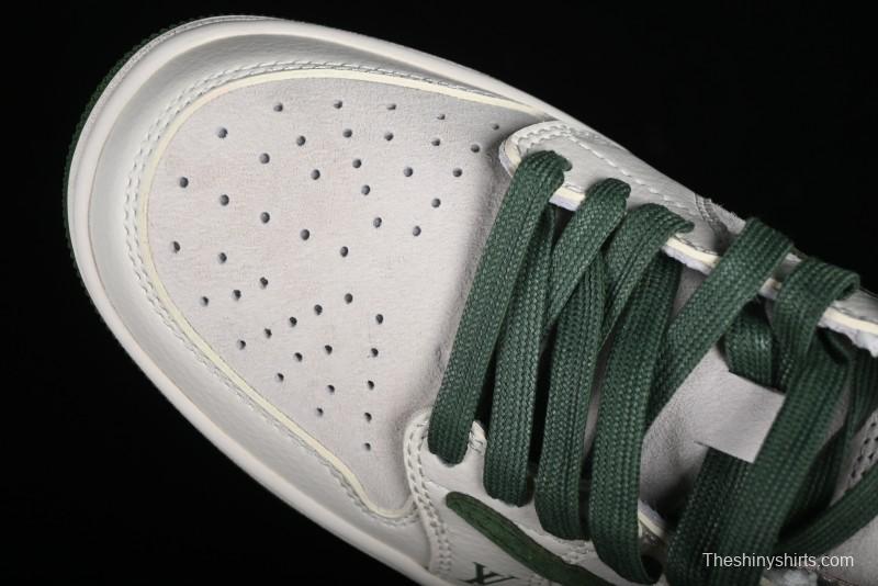 Nike Travis Scott x Fragment Design x Air Jordan 1 Low OG SP AJ1 LV Collaboration Sneakers - XY2688-102