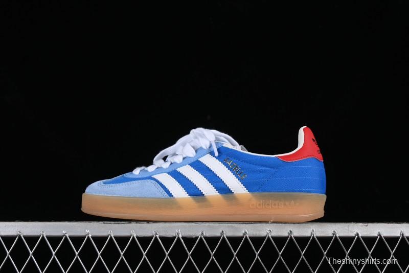 Adidas Originals Gazelle Indoor IF9643 Retro Casual Low-Top Skateboard Shoes with Anti-Slip and Wear-Resistant Sole