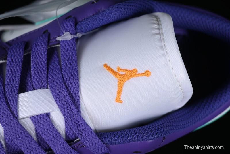 Nike Air Jordan 1 Low AJ1 Charlotte Hornets Lifestyle Casual Sneakers - HJ9013-550