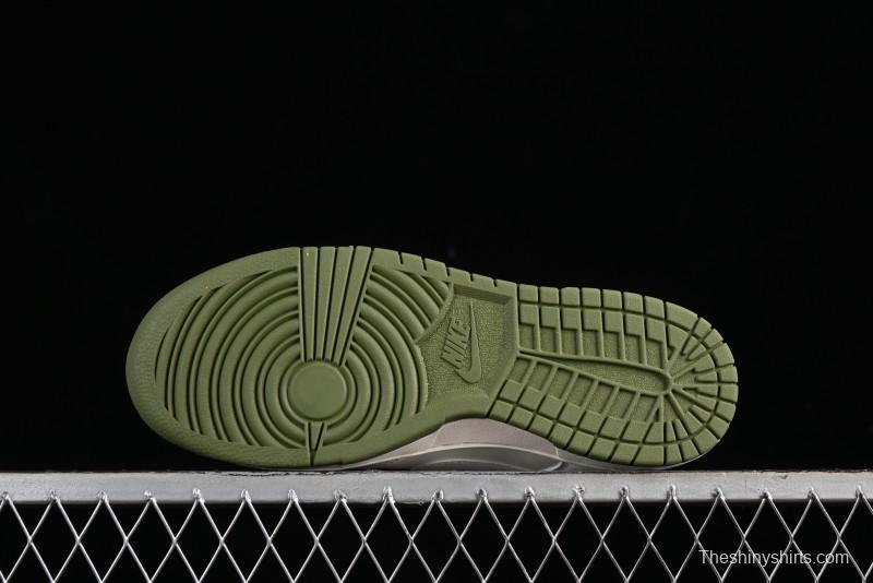 Nike SB Dunk Low Supreme Collaboration - Classic Beige Green Anniversary High-End Custom Low-Top Casual Skate Shoes - XX8888-002