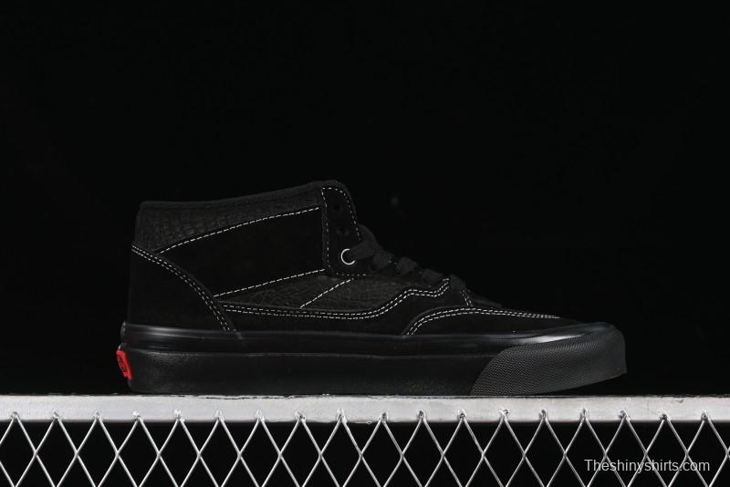 Vans Half Cab 33 DX Black Knight Anaheim Classic Retro Skate Shoes - VN0A5KX6BKA