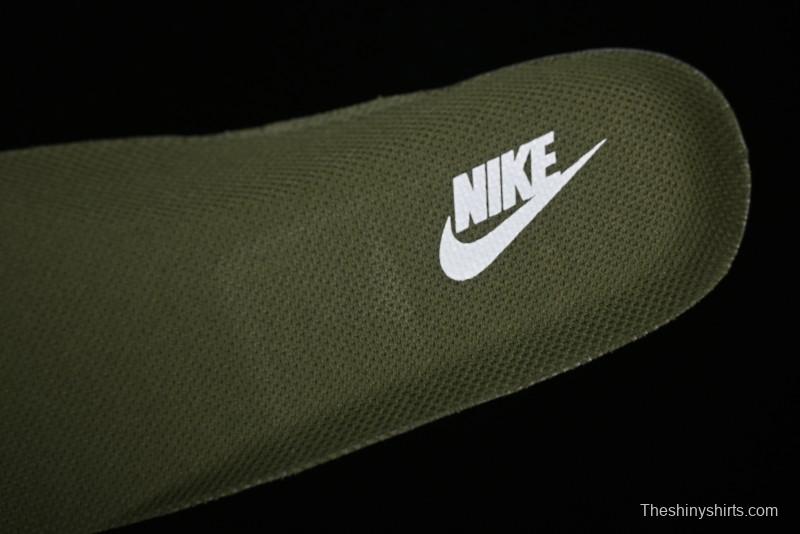 Nike Air Force 1 '07 Low Gucci Collaboration - Beige Green Linen Casual Sneakers - XZ3398-588