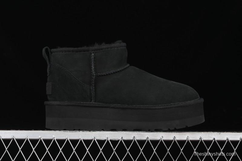UGG Classic Ultra Mini Platform 3CM Wool Blend Mini Short Boots - 1135092