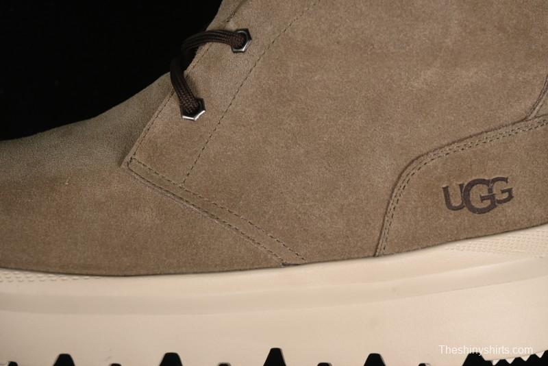 UGG Burleigh Chukka Comfort Flat Lace-Up Round Toe Casual Boots - 1151773