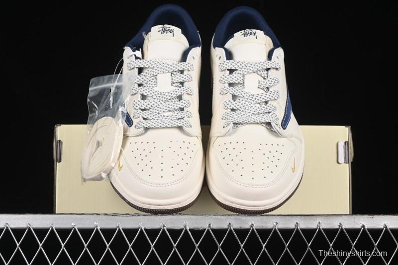 Nike Travis Scott x Fragment Design x Air Jordan 1 Low OG SP AJ1 Retro Sneakers - XY2688-121
