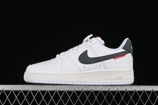 Nike Air Force 1 '07 Low Casual Sneakers with Full-Length Air Cushion - HV5979-130