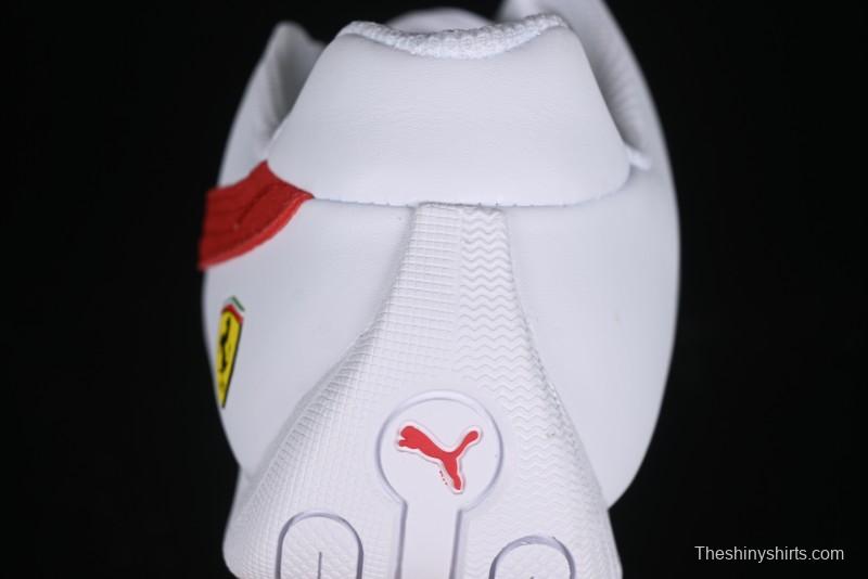 Puma Sparco Future Round Toe Lace-Up Leather Fabric Low-Top Lifestyle Casual Shoes - 308585-02