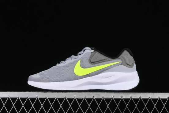Nike Revolution 7 Wide Running Shoes with Breathable Mesh Upper and Durable Rubber Outsole - FB2207-002