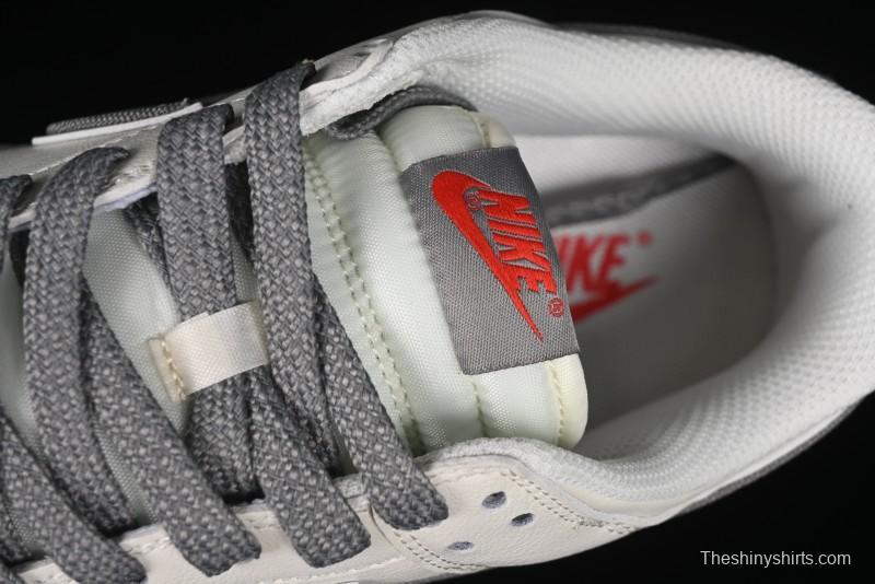 Nike SB Dunk Low Supreme Collaboration - Beige Canvas Swoosh Anniversary High-End Custom Low-Top Casual Sneakers - XX2025-108