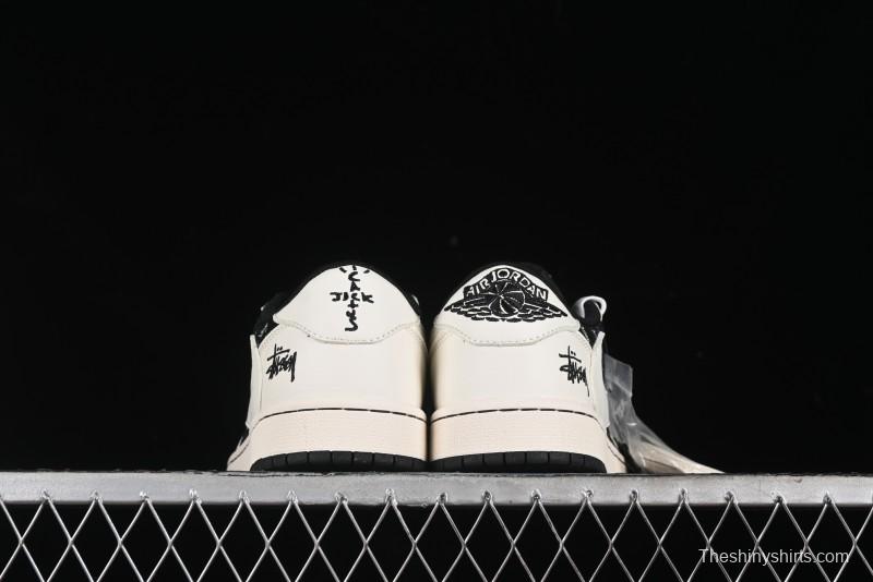 Nike Travis Scott x Fragment Design x Air Jordan 1 Low OG SP Sneakers - SJ2068-128