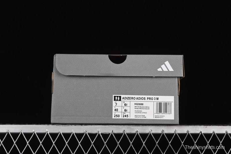 Adidas Adizero Adios Lightweight Breathable Low-Top Running Shoes - HQ3688