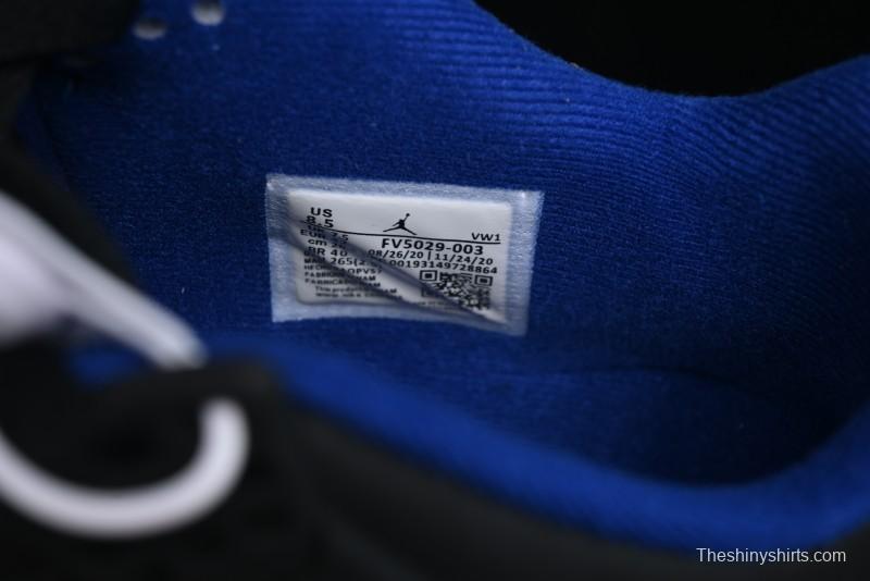 Nike Air Jordan 4 Retro Sneakers in Black, Blue and Neutral Grey - FV5029-003