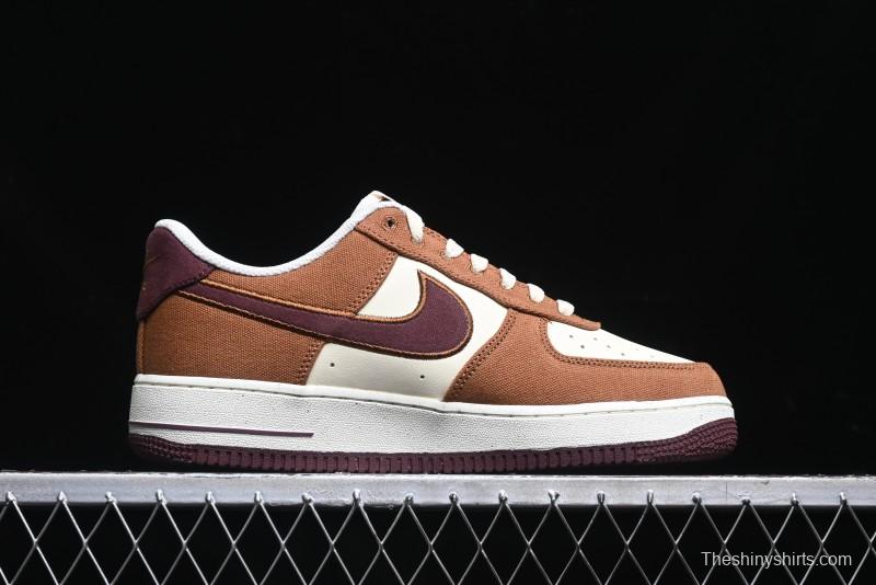 Nike Air Force 1 '07 Low Casual Sneakers with Full-Length Air Cushion - FQ8713-200