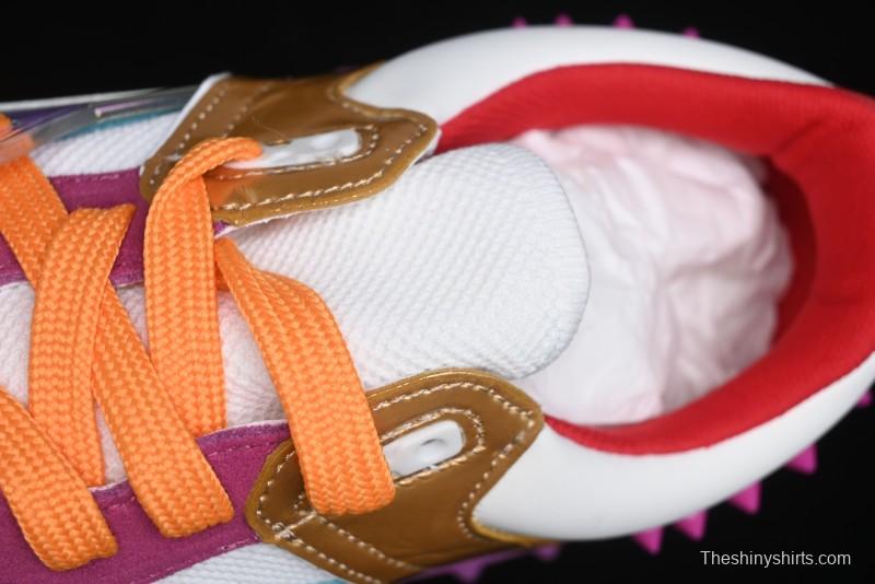 Christian Louboutin Funnyto Flat French Luxury Brand Low-Top Sneakers in Purple Color Block - X.D4