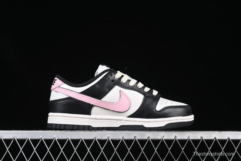 Nike SB Dunk Low Butterfly Bow Black White Pink Low-Top Casual Skate Shoes - BP1220-009